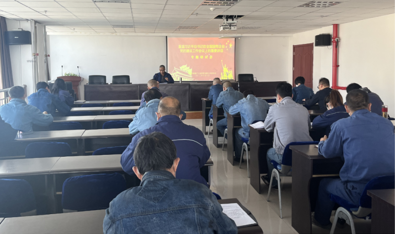 強根鑄魂顯擔當 黨建引領促發展&mdash;&mdash;物產工投公司召開重溫習近平總書記在全國國有企業黨的建設工作會議上的重要講話精神專題研討會